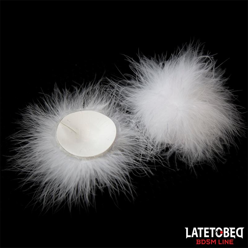 LATETOBED BDSM LINE - PEZONERAS AUTOADHESIVAS CON PELO