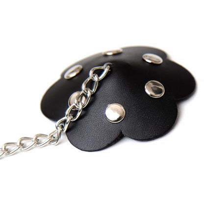 LATETOBED BDSM LINE - PEZONERAS AUTOADHESIVAS DE FLOR CON CADENA