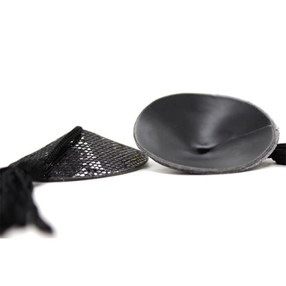LATETOBED BDSM LINE - PEZONERAS AUTOADHESIVAS NEGRAS