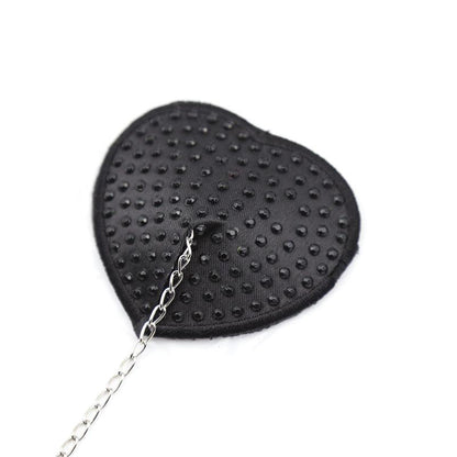 LATETOBED BDSM LINE - PEZONERAS CON CADENA DE METAL NEGRO