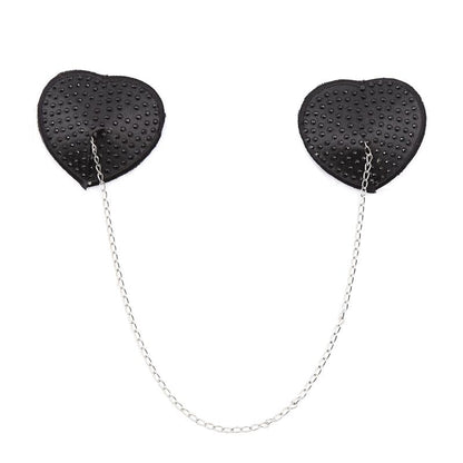 LATETOBED BDSM LINE - PEZONERAS CON CADENA DE METAL NEGRO