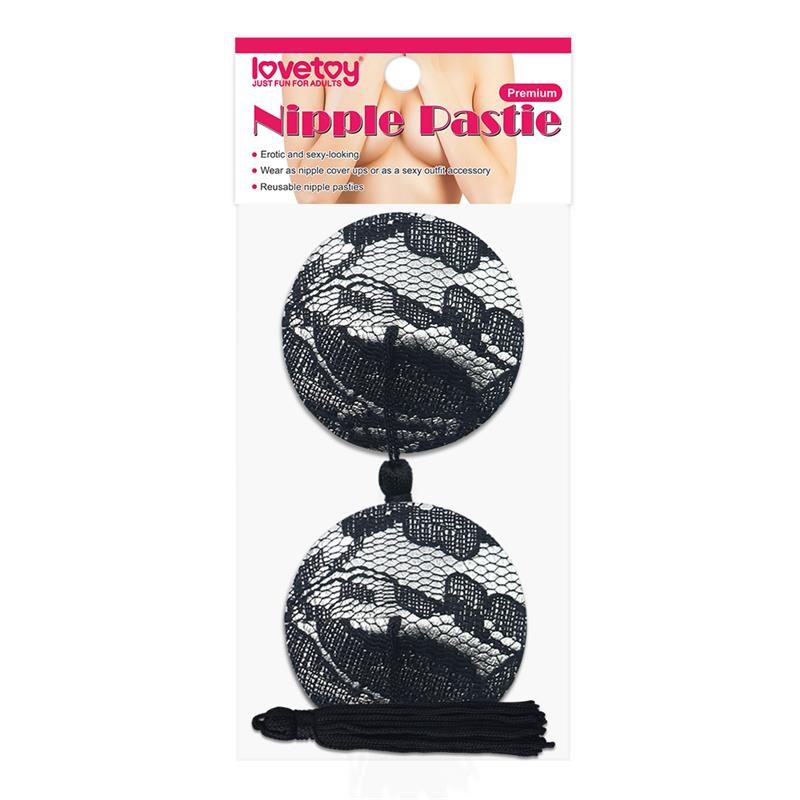 LOVETOY - PEZONERAS REUTILIZABLES NEGRO