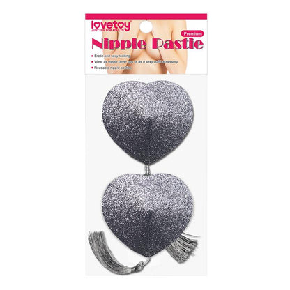 LOVETOY - PEZONERAS REUTILIZABLES PURPURINA PLATEADO
