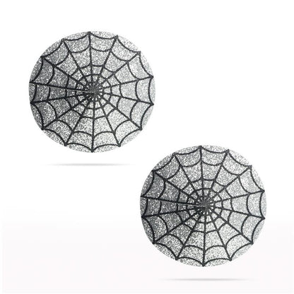 LOVETOY - PEZONERAS REUTILIZABLES TELA DE ARAÑA PLATEADO