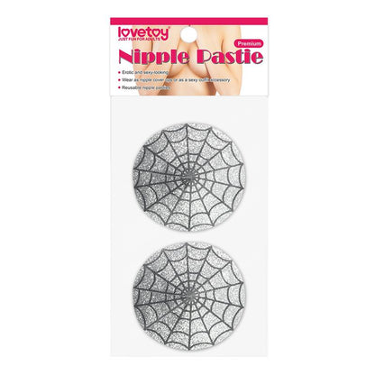 LOVETOY - PEZONERAS REUTILIZABLES TELA DE ARAÑA PLATEADO