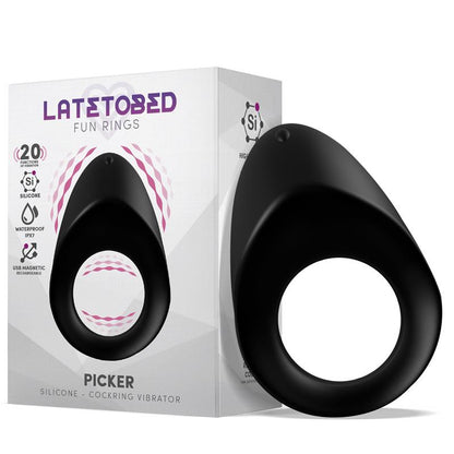 LATETOBED - PICKER ANILLO VIBRADOR PAREJAS SILICONA