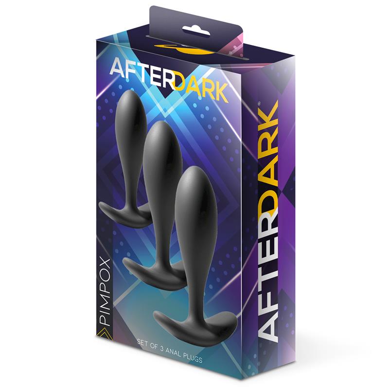AFTERDARK - PIMPOX SET DE 3 PLUGS ANALES