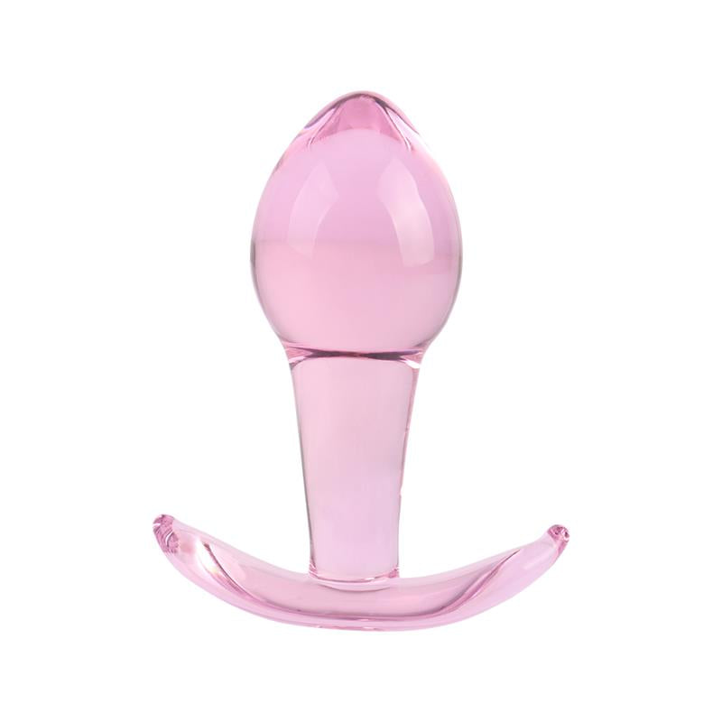 CHISA - PINK KINKY PLUG ANAL DE CRISTAL PEQUEÑO 3.2