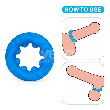 LOVETOY - PINNACLE PRO RIDGE BUMP STRETCHER ANILLO PARA EL PENE