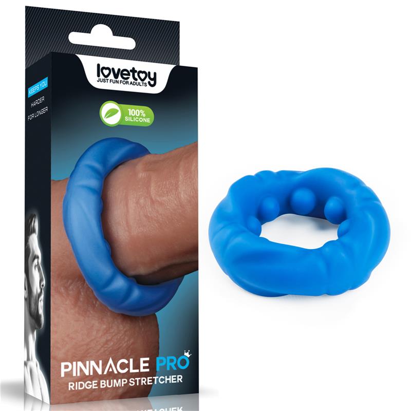 LOVETOY - PINNACLE PRO RIDGE BUMP STRETCHER ANILLO PARA EL PENE
