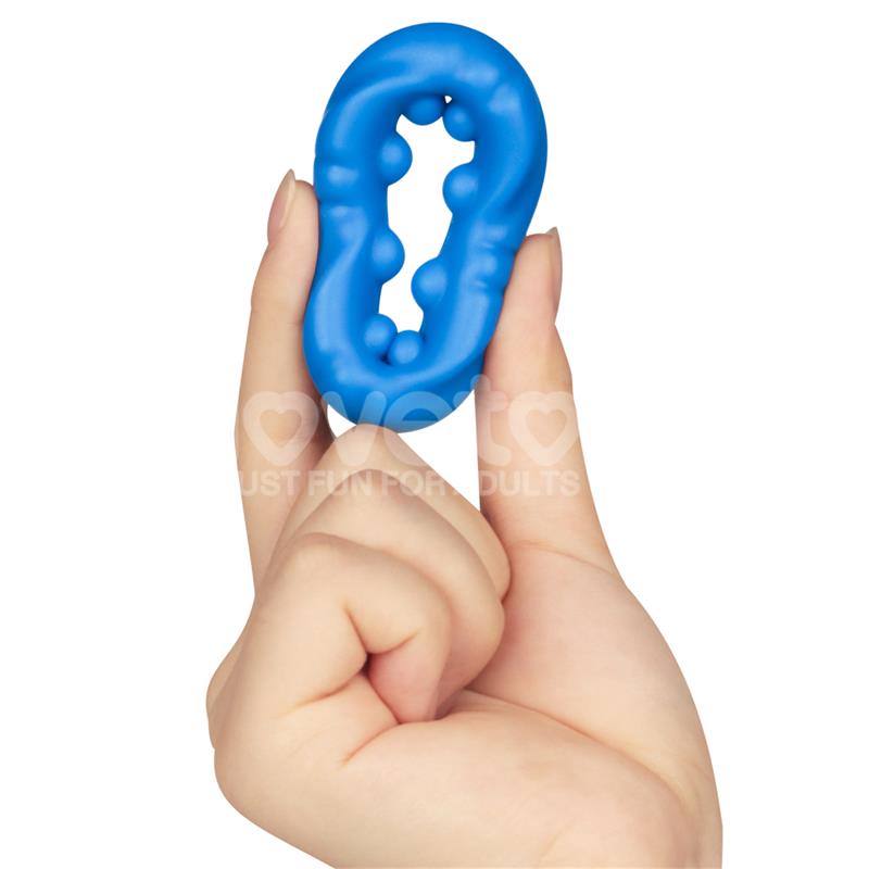 LOVETOY - PINNACLE PRO RIDGE BUMP STRETCHER ANILLO PARA EL PENE