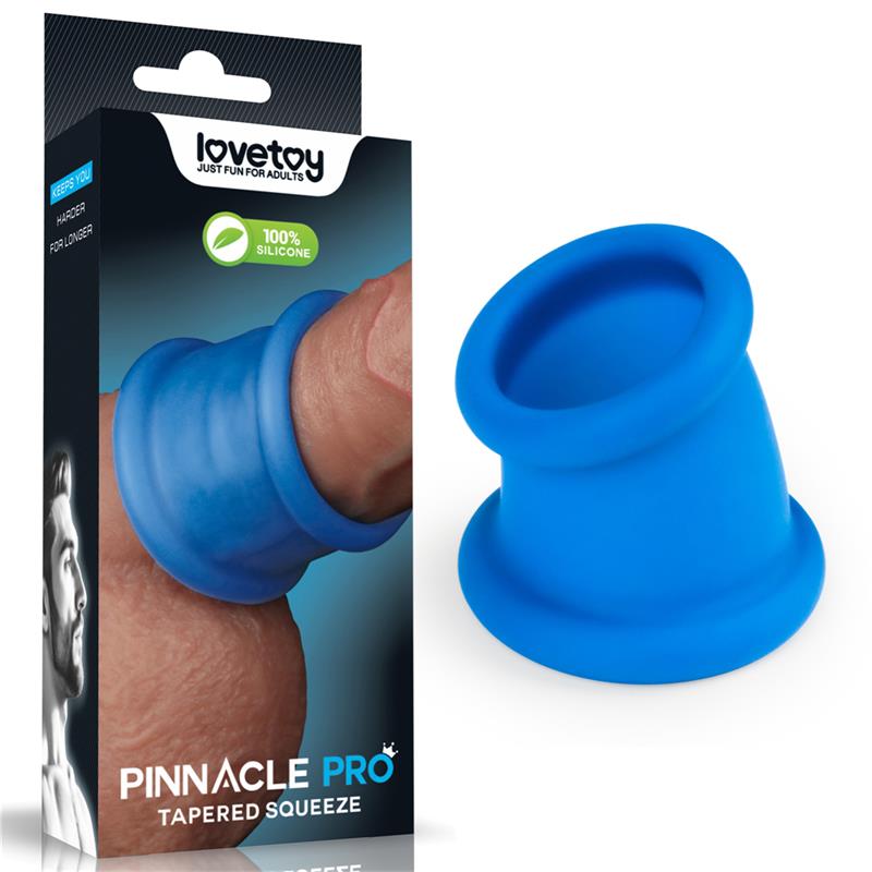 LOVETOY - PINNACLE PRO TAPERED SQUEEZE STRETCHER ANILLO PARA EL PENE