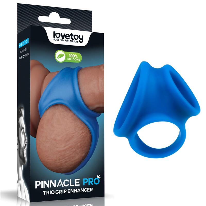 LOVETOY - PINNACLE PRO TRIO GRIP ENHANCER ANILLO PARA EL PENE