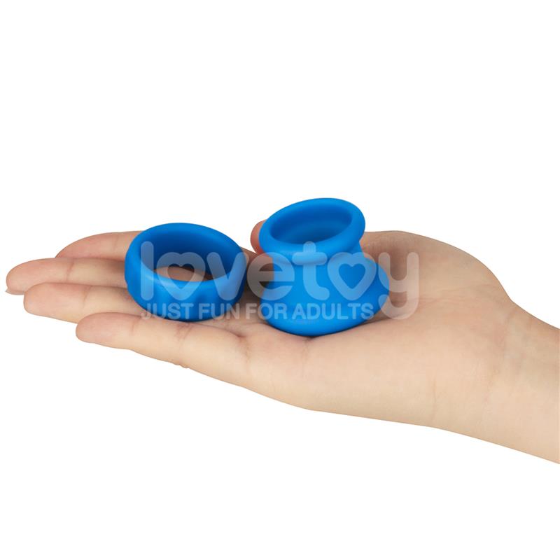 LOVETOY - PINNACLE PRO TWIN FLEX STRETCHER ANILLO DOBLE PARA EL PENE
