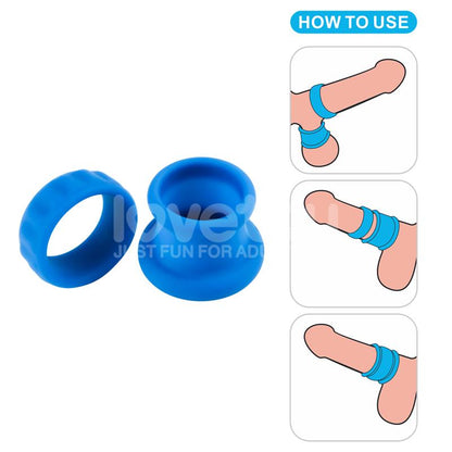 LOVETOY - PINNACLE PRO TWIN FLEX STRETCHER ANILLO DOBLE PARA EL PENE