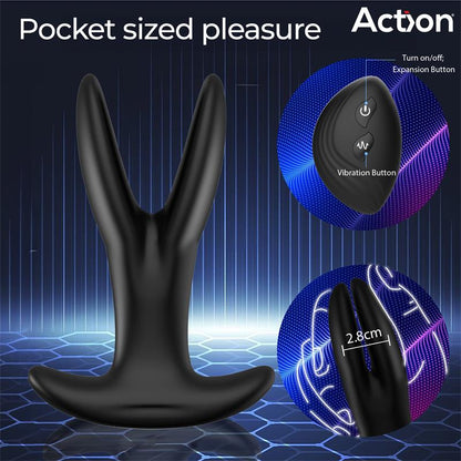 ACTION - PINSY PLUG ANAL EXPANDIBLE CON CONTROL REMOTO