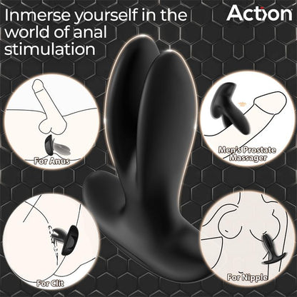 ACTION - PINSY PLUG ANAL EXPANDIBLE CON CONTROL REMOTO