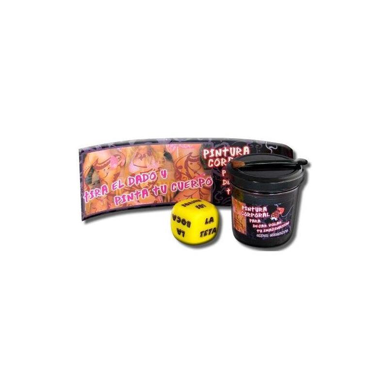 DIVERTY SEX - PINTURA CHOCOLATE + PINCEL Y DADO POSTURAS