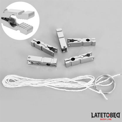 LATETOBED BDSM LINE - PINZA PARA PEZÓN ZINC