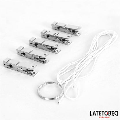 LATETOBED BDSM LINE - PINZA PARA PEZÓN ZINC