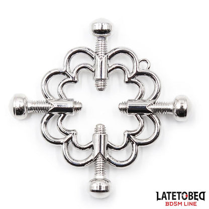LATETOBED BDSM LINE - PINZAS DE METAL PARA PEZONES AJUSTABLES