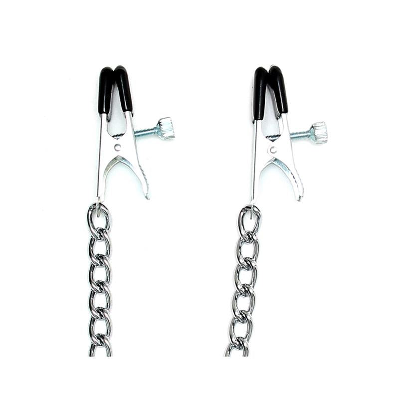 BONDAGE PLAY - PINZAS GRANDES PARA PEZONES AJUSTABLE