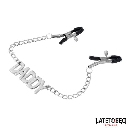 LATETOBED BDSM LINE - PINZAS PARA PEZONES CADENA DADDY