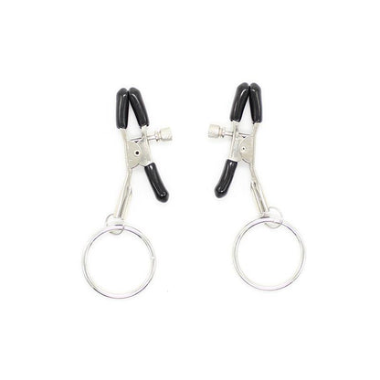 LATETOBED BDSM LINE - PINZAS PARA PEZONES CON ARO METAL