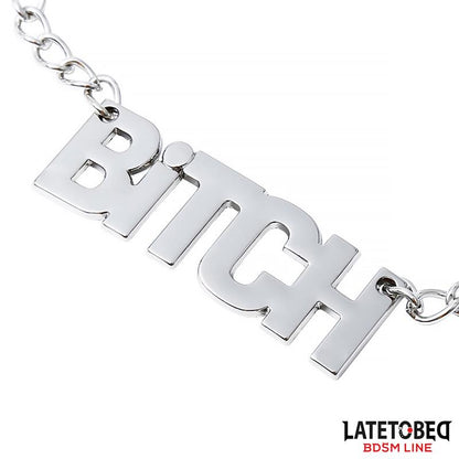 LATETOBED BDSM LINE - PINZAS PARA PEZONES CON CADENA - BITCH