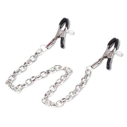 LATETOBED BDSM LINE - PINZAS PARA PEZONES CON CADENA METAL