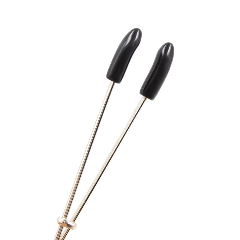 LATETOBED BDSM LINE - PINZAS PARA PEZONES CON CADENA METAL