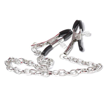 LATETOBED BDSM LINE - PINZAS PARA PEZONES CON CADENA METAL