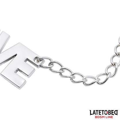 LATETOBED BDSM LINE - PINZAS PARA PEZONES CON CADENA SLAVE