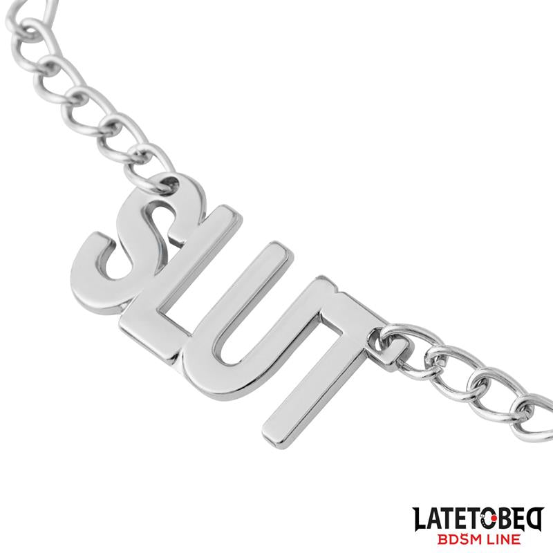 LATETOBED BDSM LINE - PINZAS PARA PEZONES CON CADENA - SLUT