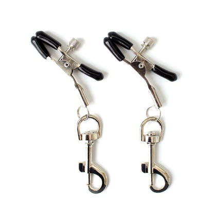 LATETOBED BDSM LINE - PINZAS PARA PEZONES CON MOSQUETONES METAL
