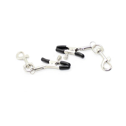 LATETOBED BDSM LINE - PINZAS PARA PEZONES CON MOSQUETONES METAL
