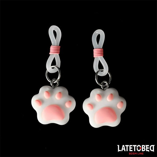 LATETOBED BDSM LINE - PINZAS PARA PEZONES CON PATITA DE GATO