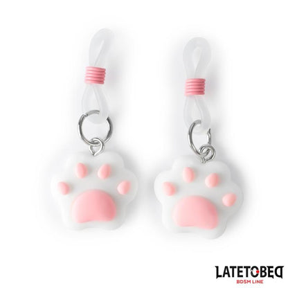 LATETOBED BDSM LINE - PINZAS PARA PEZONES CON PATITA DE GATO