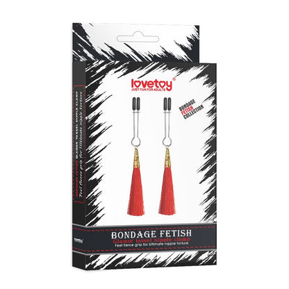 LOVETOY - PINZAS PARA PEZONES ROJO