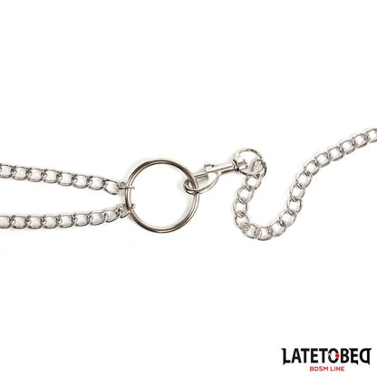 LATETOBED BDSM LINE - PINZAS PARA PEZONES Y ANILLO PARA EL PENE