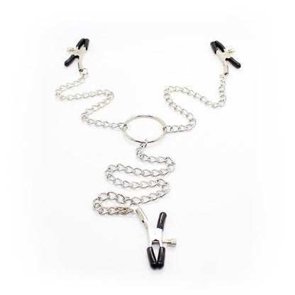 LATETOBED BDSM LINE - PINZAS PARA PEZONES Y CLÍTORIS CON CADENA METAL