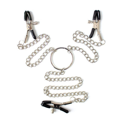 LATETOBED BDSM LINE - PINZAS PARA PEZONES Y CLÍTORIS CON CADENA METAL