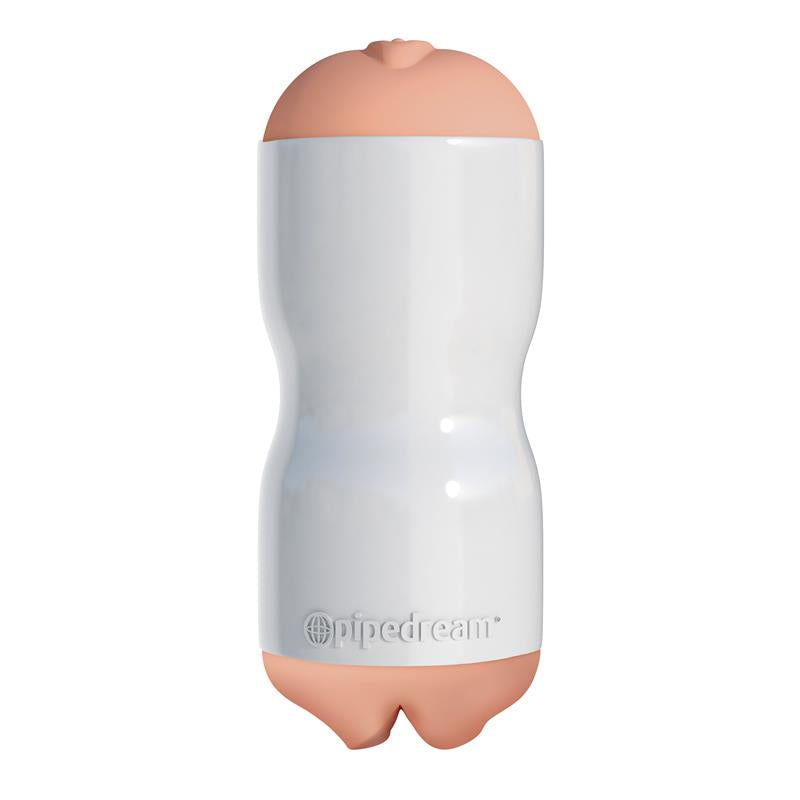 PDX TOYZ - PIPEDREAM EXTREME TOYZ MASTURBADOR TIGHT GRIP PUSSY & MOUTH COLOR BLANCO