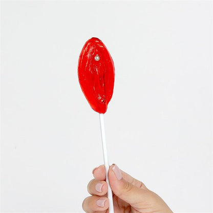 SECRET PLAY - PIRULETA DE FRESA EN FORMA DE VAGINA