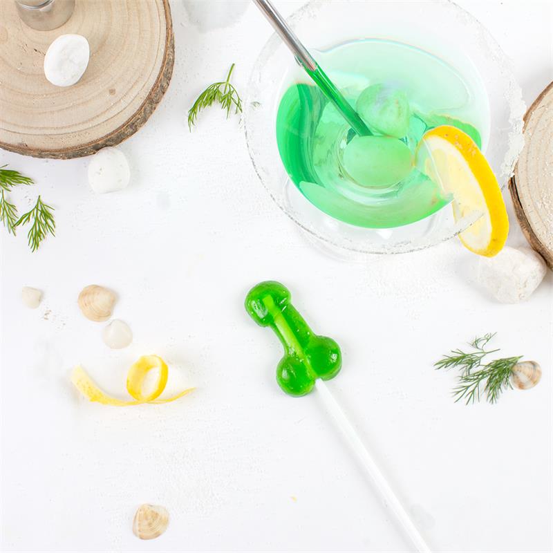 SECRET PLAY - PIRULETA DE PENE SABOR CAIPIRINHA CON ALCOHOL