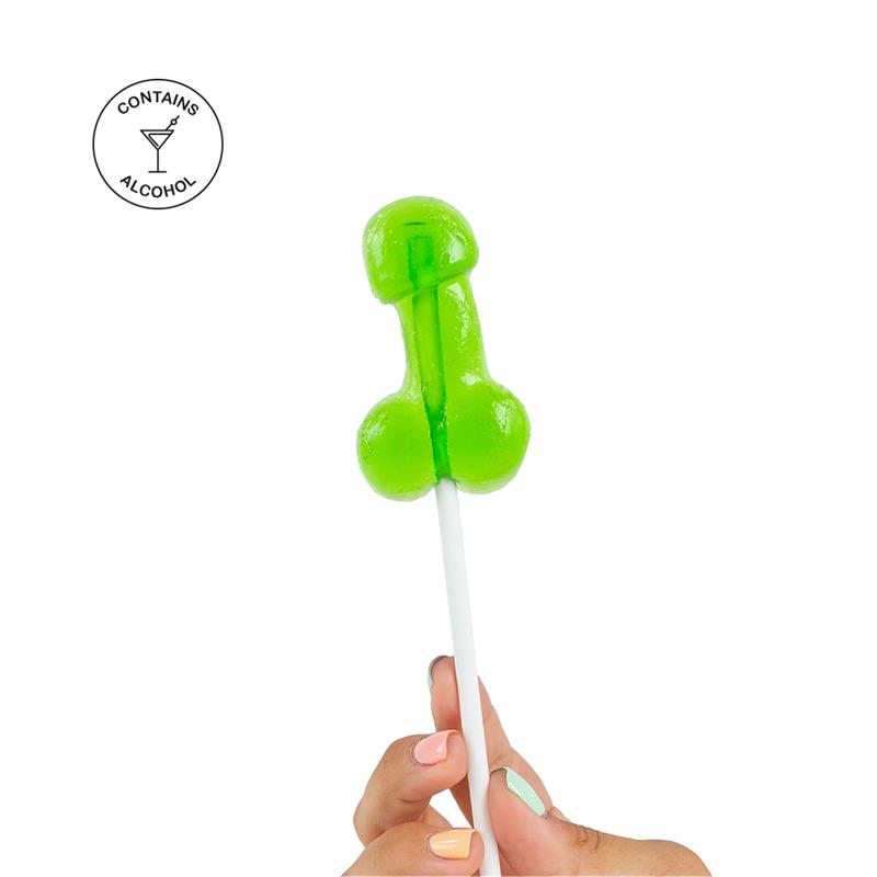 SECRET PLAY - PIRULETA DE PENE SABOR CAIPIRINHA CON ALCOHOL
