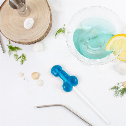 SECRET PLAY - PIRULETA DE PENE SABOR GIN TONIC CON ALCOHOL