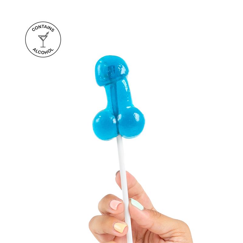 SECRET PLAY - PIRULETA DE PENE SABOR GIN TONIC CON ALCOHOL