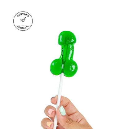 SECRET PLAY - PIRULETA DE PENE SABOR MOJITO CON ALCOHOL
