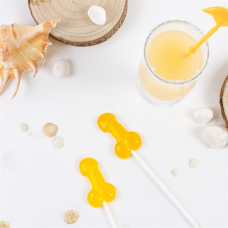 SECRET PLAY - PIRULETA DE PENE SABOR PIÑA COLADA CON ALCOHOL